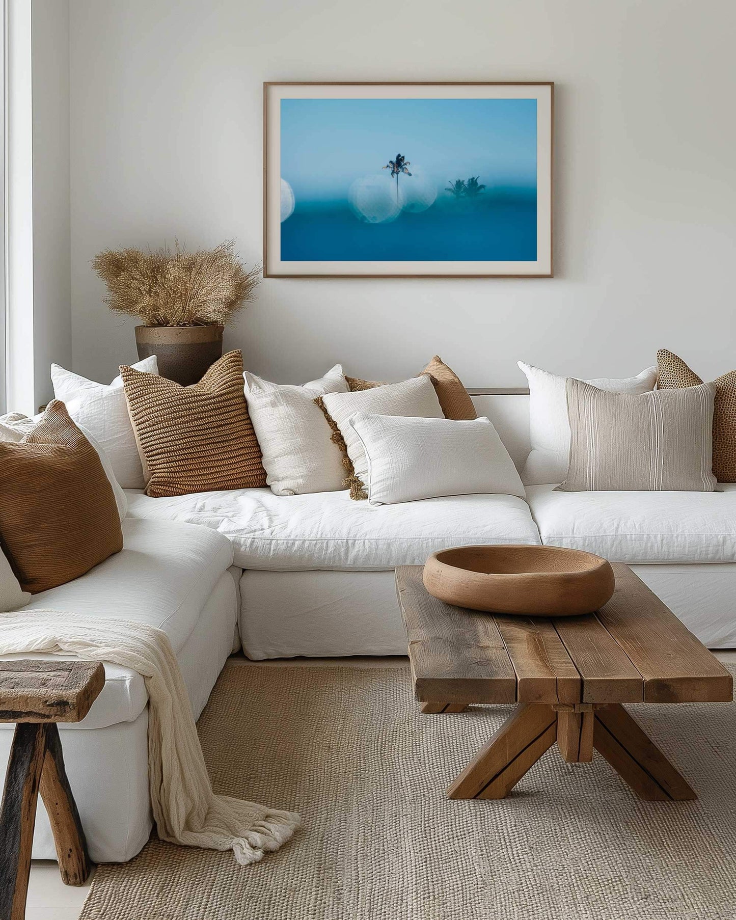 Tropical ocean fine art photography print — Las Palmas captured in Mexico’s warm summer light and calm coastal tones.