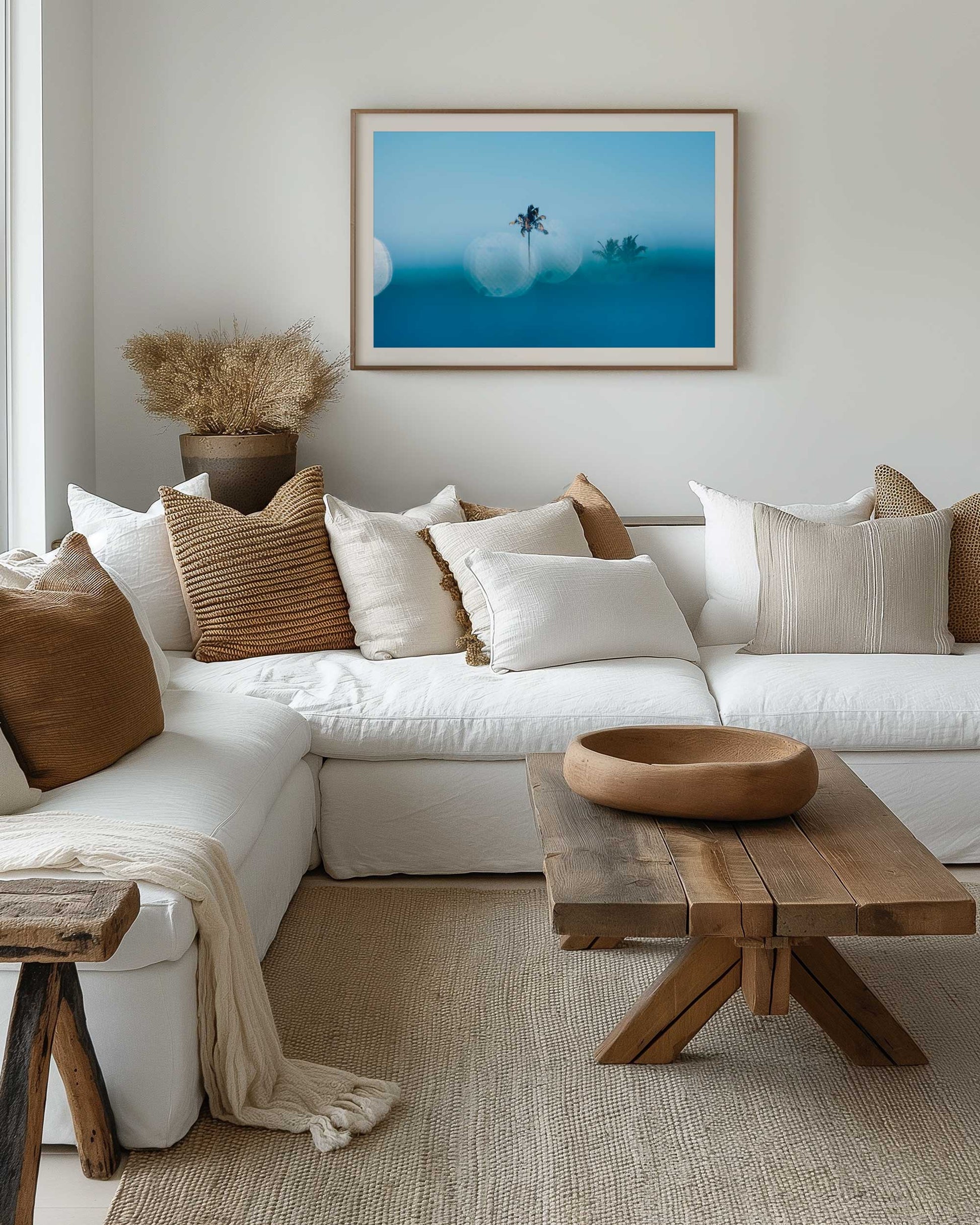 Tropical ocean fine art photography print — Las Palmas captured in Mexico’s warm summer light and calm coastal tones.