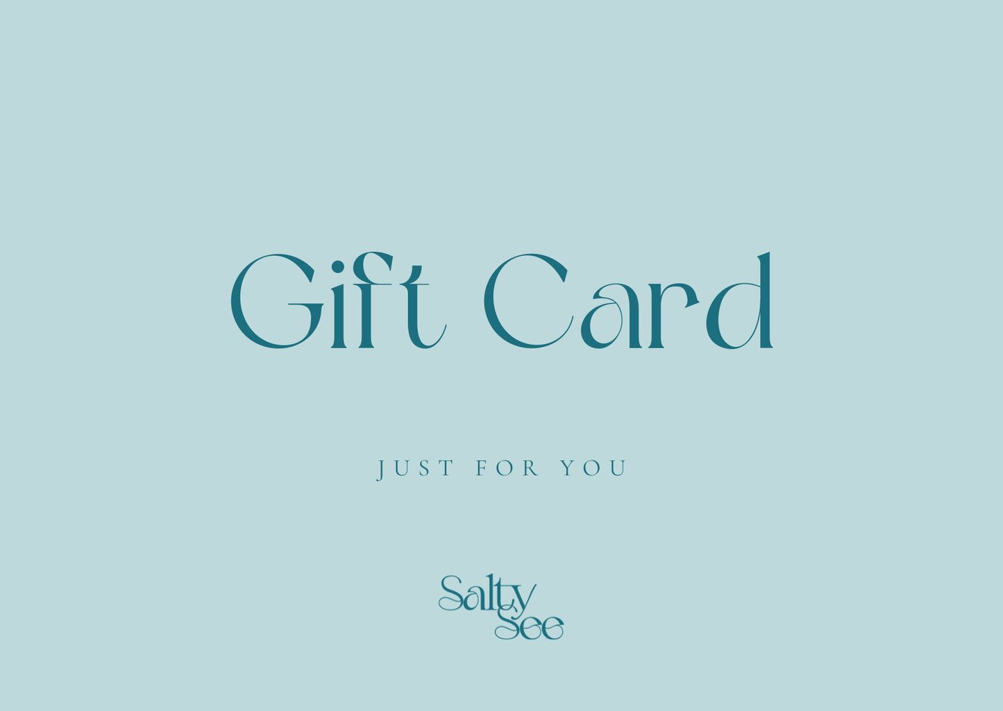 Salty See Gift Card