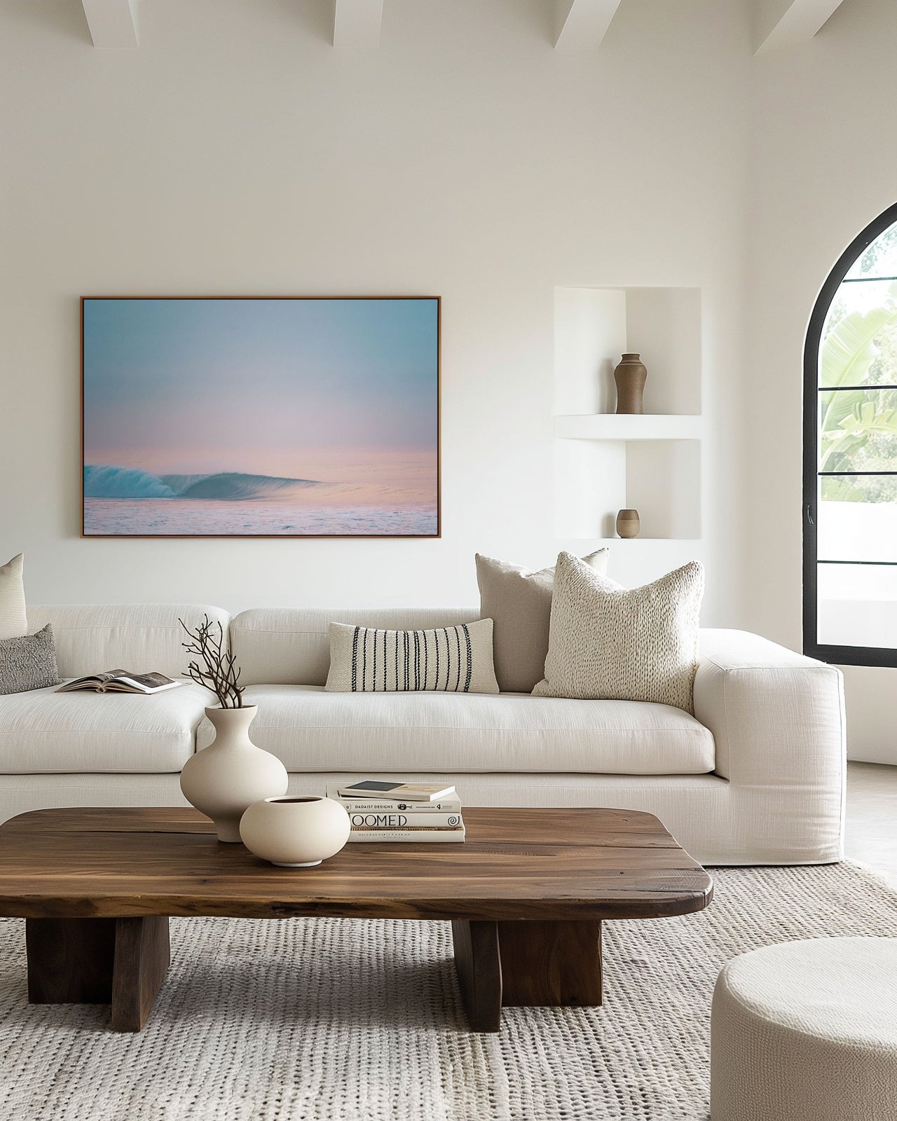 Pastel sunrise at El Paredón, Guatemala — surf and ocean fine art photography print capturing wave power and coastal light.